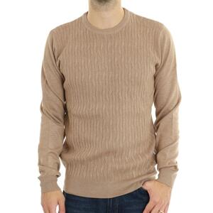 MAGLIA LAVORATA CAMMELLO